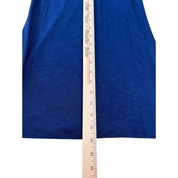 NEW Frenzii by Jully Kang Navy Jersey Knit Soft Long Sleeve Mini Dress Sz XS USA - Picture 9 of 13